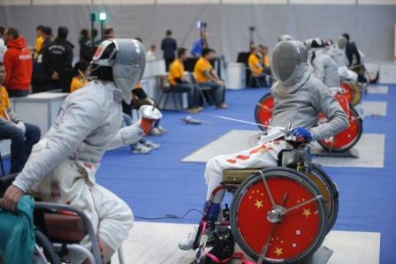 IWAS Wheelchair Fencing Grand Prix 2014 third day Photo