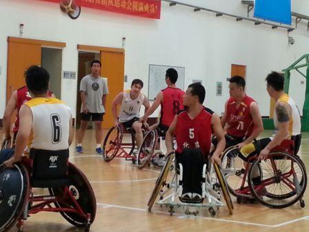 輪椅籃球隊北京集訓